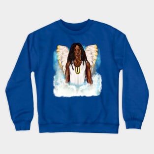 The Best Valentine’s Day Gift ideas 2022, Rasta angel - angel with dreadlocks Crewneck Sweatshirt